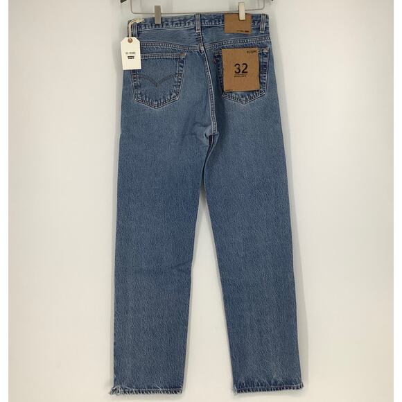 NEW! RE/DONE Sashiko 501 Size 32 Vintage Indigo Jeans $550 msrp G13-10 - Picture 3 of 9